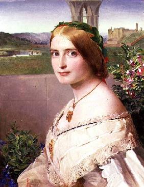 Portrait of Adelaide Mary, Mrs Philip Bedingfeld 1859