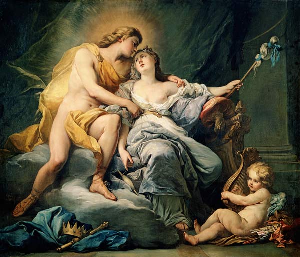 Apollo und Leucothea. von Antoine Boizot