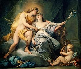 Apollo und Leucothea.