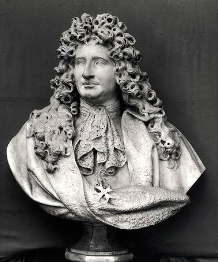 Bust of Jules Hardouin Mansart (1646-1708) von Antoine Coysevox