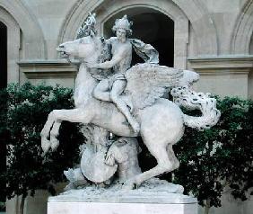 Mercury riding Pegasus, known as 'the Horse of Marly' 1701-02