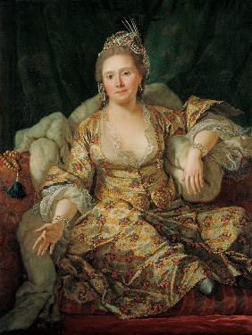 Bildnis Annette Duvivier, Comtesse de Vergennes, im türkischen Kleid