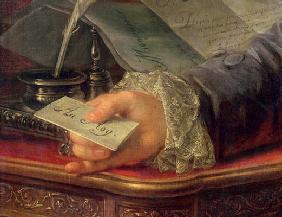 Charles Gravier (1719-87) Count of Vergennes (oil on canvas) (detail of 257923) 16th