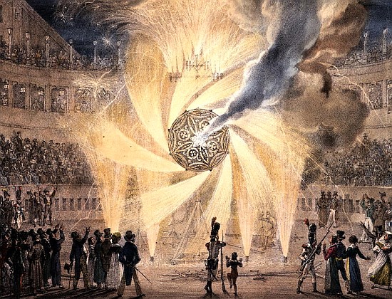 Fireworks von Antoine Jean-Baptiste Thomas