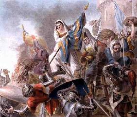 Jeanne Laisne Raises a Standard Against the Men of Bourgogne 1787