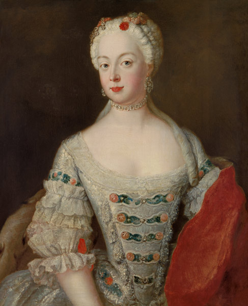 Crown Princess Elisabeth Christine von Preussen, c.1735 von Antoine Pesne