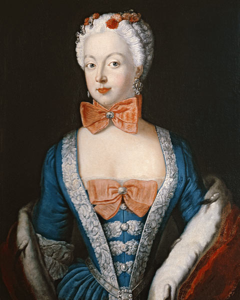 Crown Princess Elisabeth Christine von Preussen, c.1735 von Antoine Pesne
