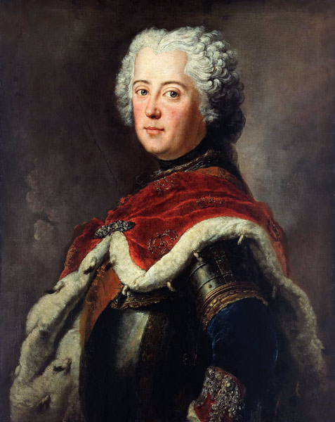 Porträt von Friedrich II. von Preussen (1712–1786) als Kronprinz von Antoine Pesne