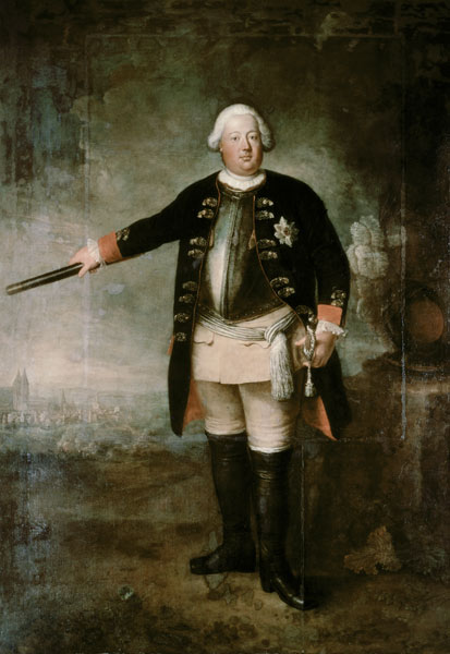 Friedrich Wilhelm I. v.Preußen von Antoine Pesne