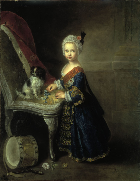 Friedrich II., Kronprinz mit Orden von Antoine Pesne