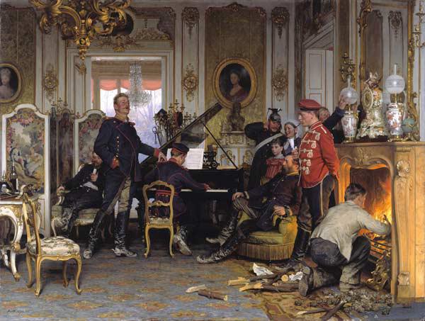 Etappenquartier vor Paris. 1871