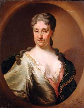 Portrait of Barbara Lutken (1664-1740) 1718