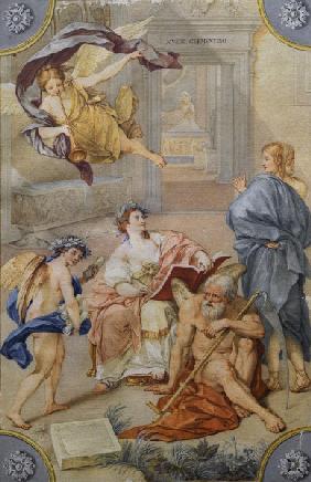 Mengs,Allegorie auf d.Museum Clementinum