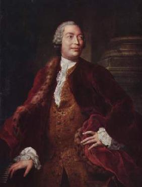 Der Sänger Domenico Annibali 1750