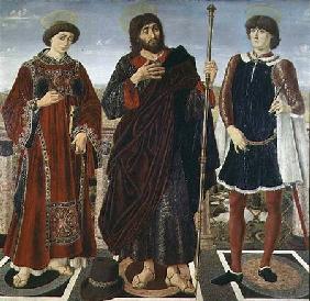 SS. Vincent of Saragossa, James and Eustace