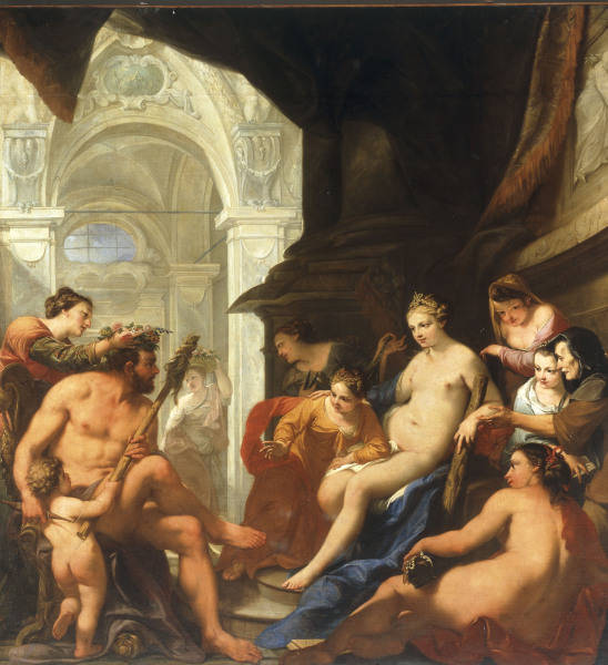A.Bellucci, Herkules und Omphale von Antonio Bellucci