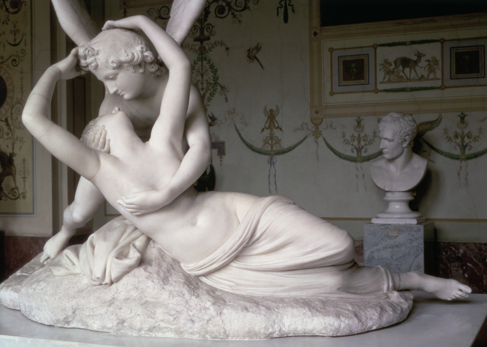 Cupid and Psyche, sculpture von Antonio  Canova