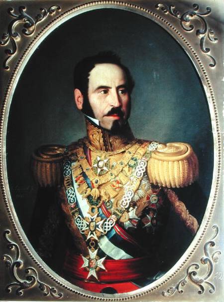 General Baldomero Espartero (1792-1879) von Antonio Maria Esquivel