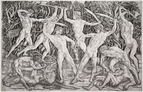 The Battle of the Ten Nudes von Antonio Pollaiolo