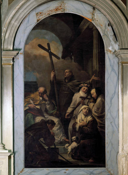 A.Zucchi, Bonaventur, Petrus v.Alcantara von Antonio Zucchi