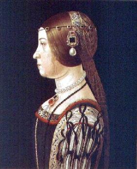 Portrait of Barbara Pallavicino c.1520-28