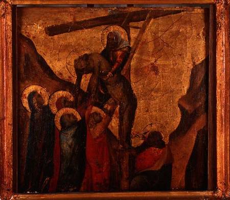 The Deposition of Christ from the Cross (panel) von Arcangelo  di Cola da Camerino