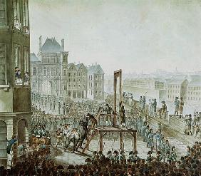 The Execution of Georges Cadoudal (1771-1804) and his Accomplices, Place de Greve, 25th June 1804