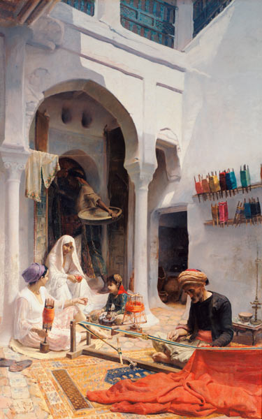 An Arab Weaver von Armand Point