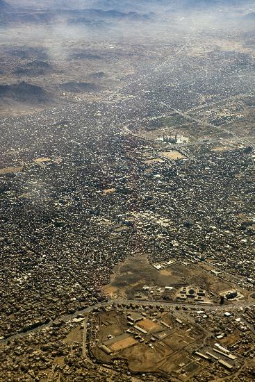 Jemen - Sanaa aus der Luft von Arno Burgi