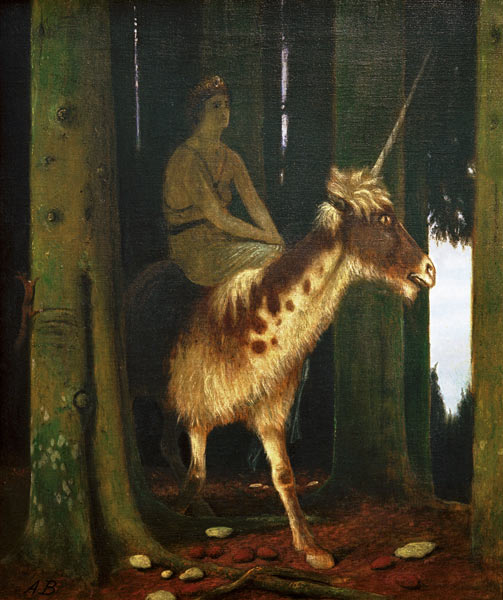 Das Schweigen des Waldes von Arnold Böcklin