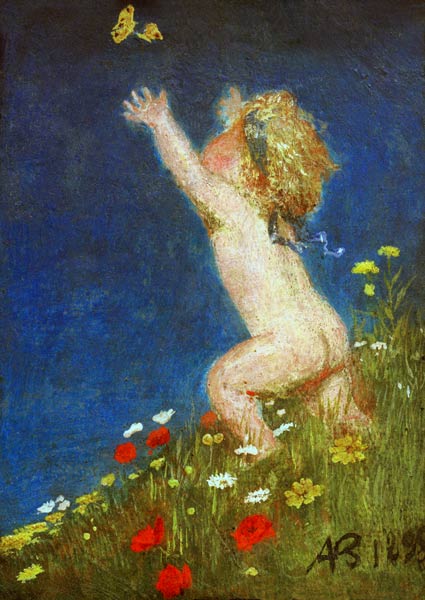 Nacktes Kind von Arnold Böcklin