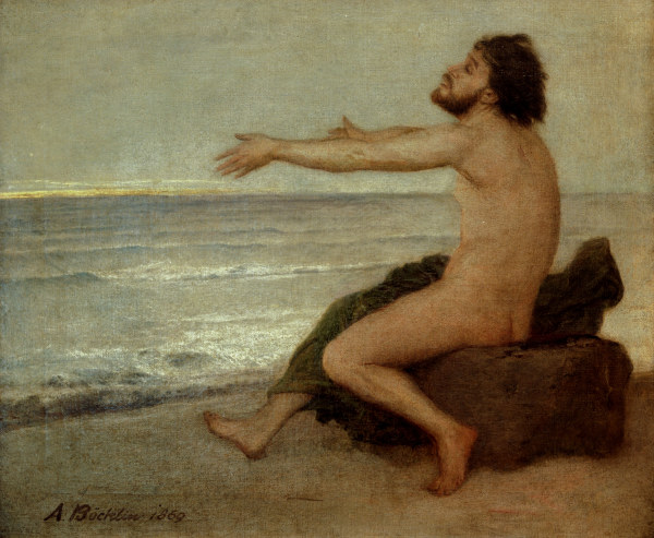 Odysseus am Strande von Arnold Böcklin