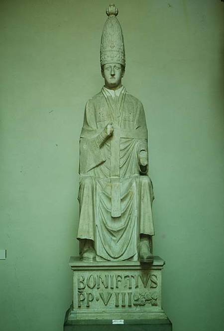Pope Boniface VIII (1235-1303) von Arnolfo  di Cambio