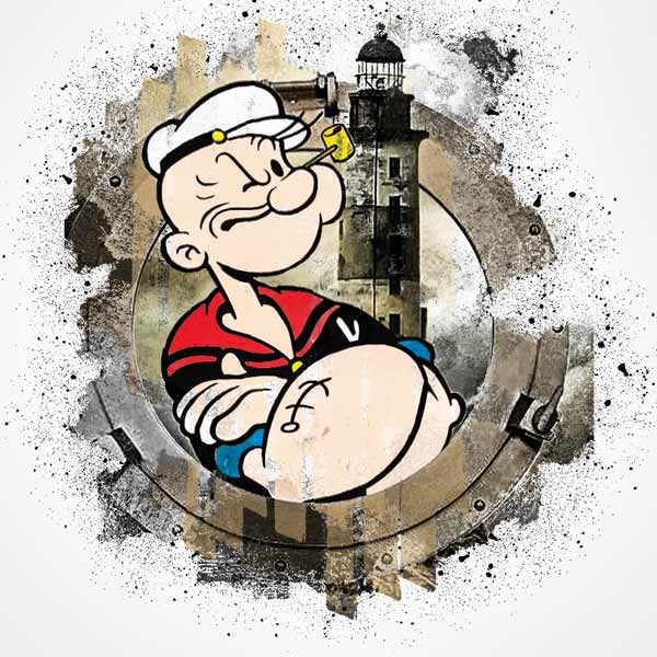 Popeye el marino von Benny Arte