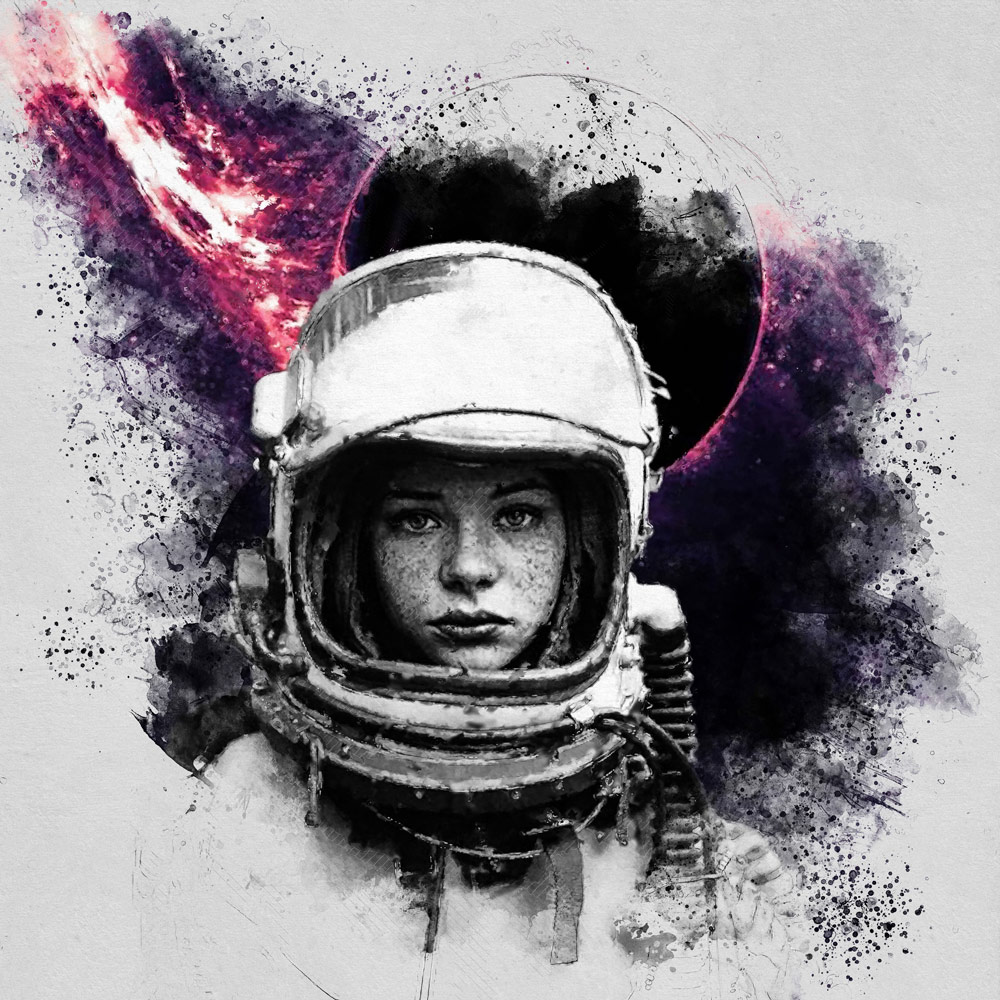 Space Girls von Benny Arte