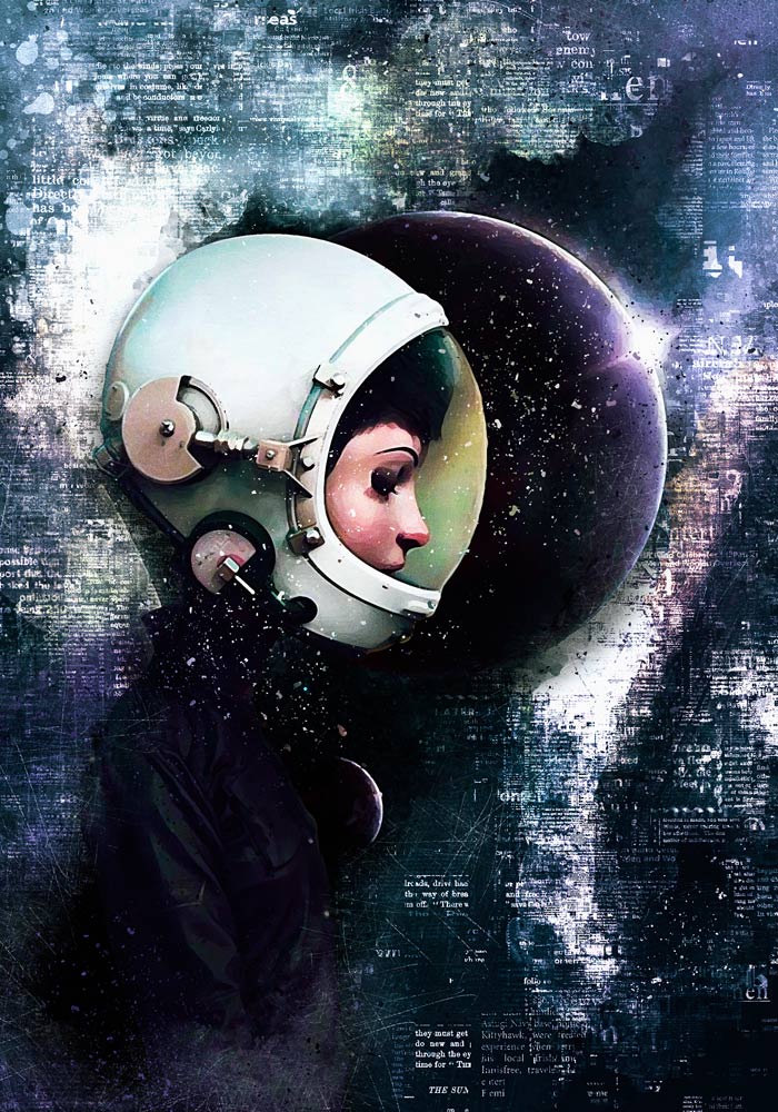 Space girls resistance von Benny Arte