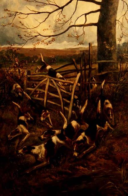 Over the Fence, or Hounds in Full Cry von Arthur Alfred Davis