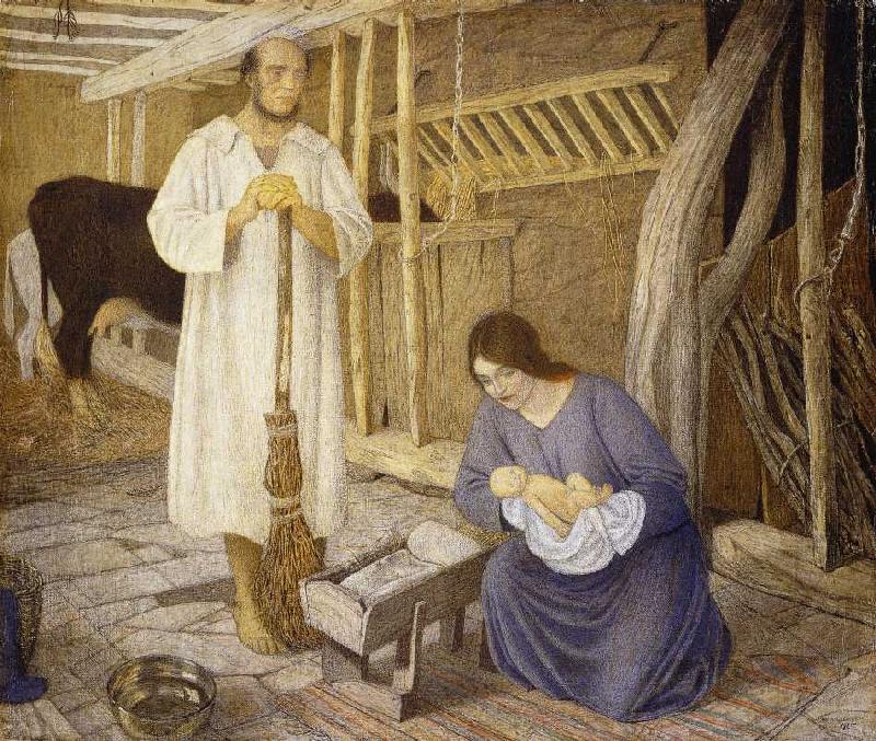 Geburt Christi von Arthur Joseph Gaskin
