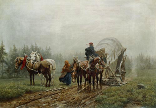 The Broken Freight Wagon von Arthur Nikutowski