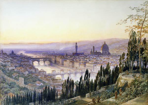 Florenz von San Miniato aus 1891