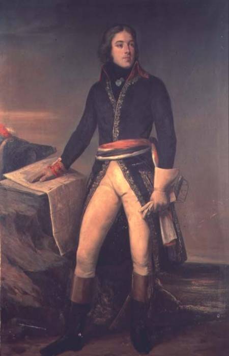 Portrait of General Louis-Lazare Hoche (1768-97) von Ary Scheffer