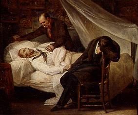 Der Tod Géricaults am 26.Januar 1824. von Ary Scheffer