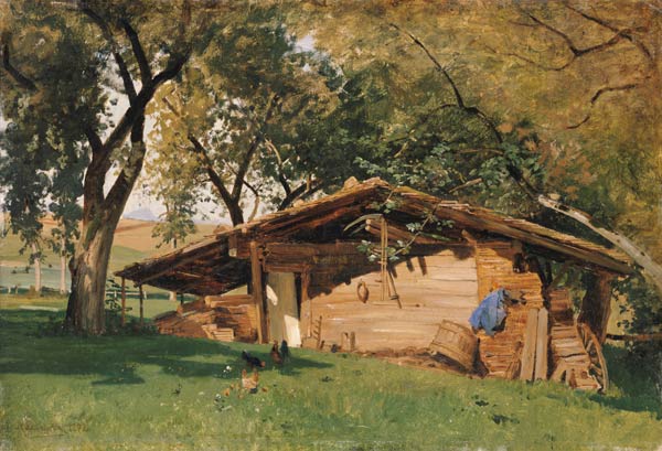 A Hut at Chiemsee von Ascan Lutteroth