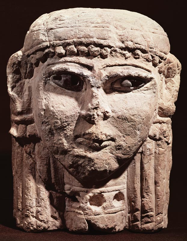 Head of the goddess Ishtar, from Amman, Jordan von Assyrian