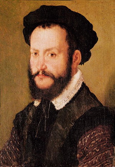 Portrait of a Man with Brown Hair, c.1560 von (attr. to) Corneille de Lyon