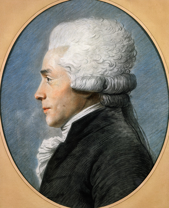 Maximilien de Robespierre (1758-94) von (attr. to) Joseph Boze