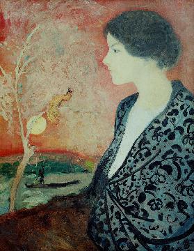 Porträtstudie Elisabeth Gerhardt 1907