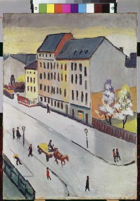Unsere Straße in Grau. 1911