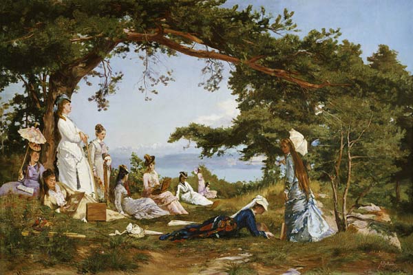 The Painting Class, Die Malklasse von Auguste Henry Berthold