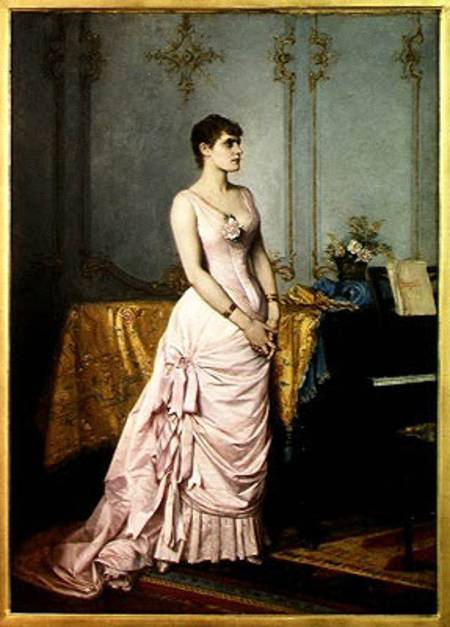 Portrait of Rose Caron (1857-1930) von Auguste Toulmouche